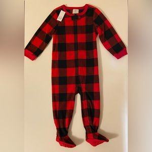 BabyGap Gap Buffalo Check PJ One Piece Footie Pajama